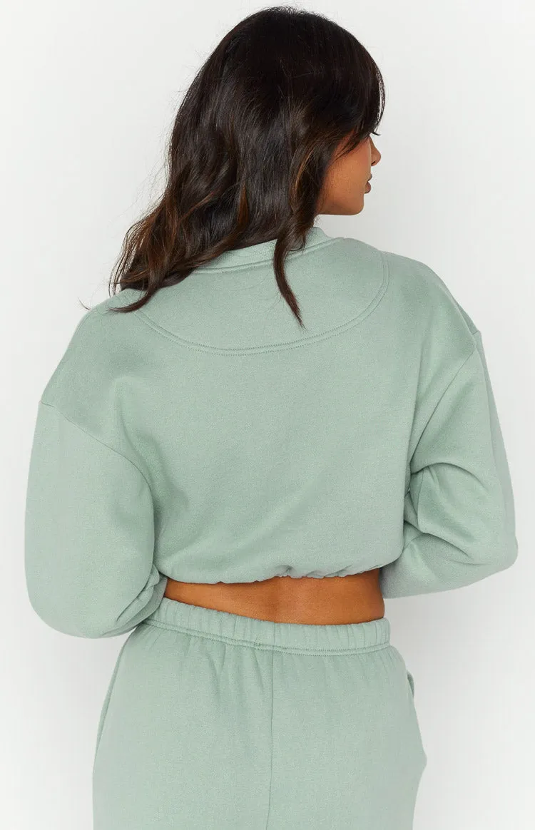 Annie Mineral Cropped Sweater sold by Beginning Boutique product image thumbnail 5