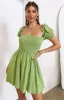 Kharis Green Mini Dress sold by Beginning Boutique