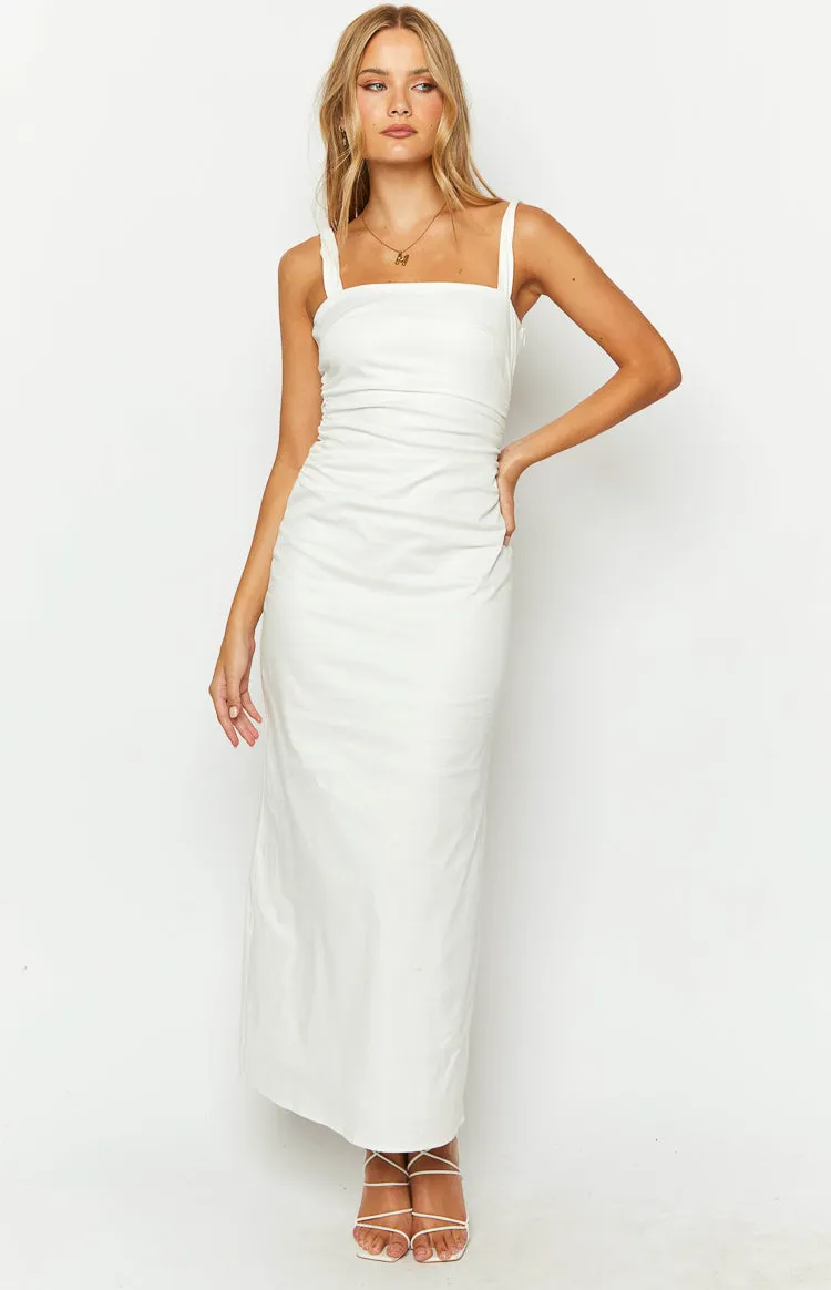 Angelic Aura White Maxi Dress sold by Beginning Boutique product image thumbnail 2