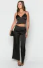 Maddie Black Crop Top sold by Beginning Boutique