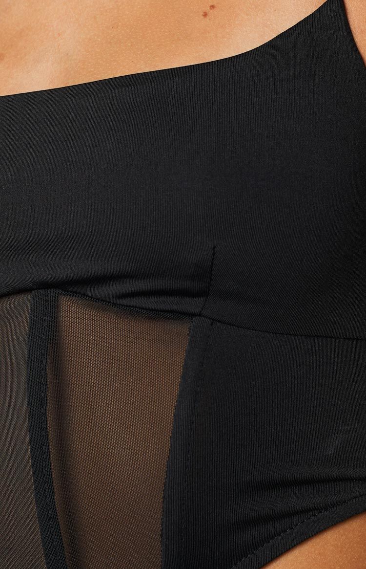 Tammy Black Corset Top sold by Beginning Boutique product image thumbnail 6