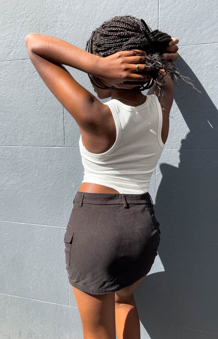 Scout Black Cargo Mini Skirt sold by Beginning Boutique product image thumbnail 3