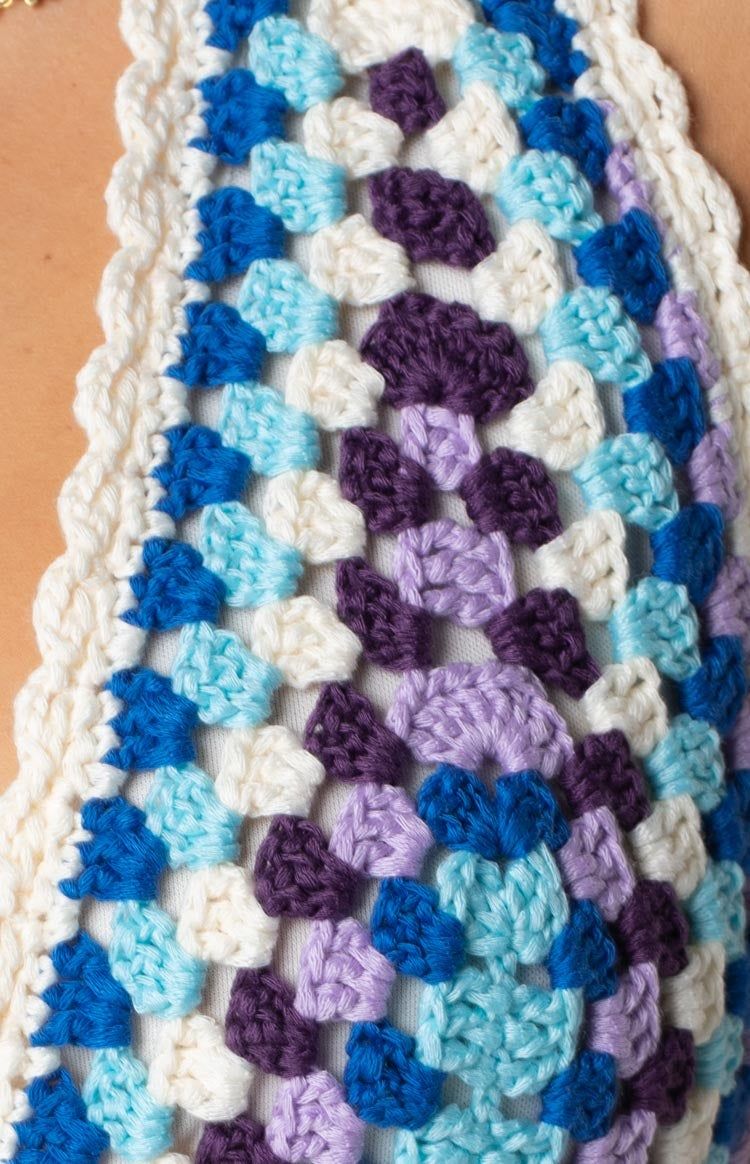 Harmon Crochet Dress Blue sold by Beginning Boutique product image thumbnail 9