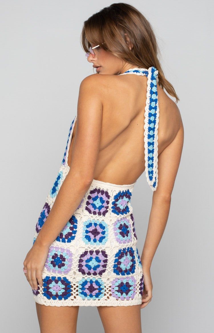 Harmon Crochet Dress Blue sold by Beginning Boutique product image thumbnail 8