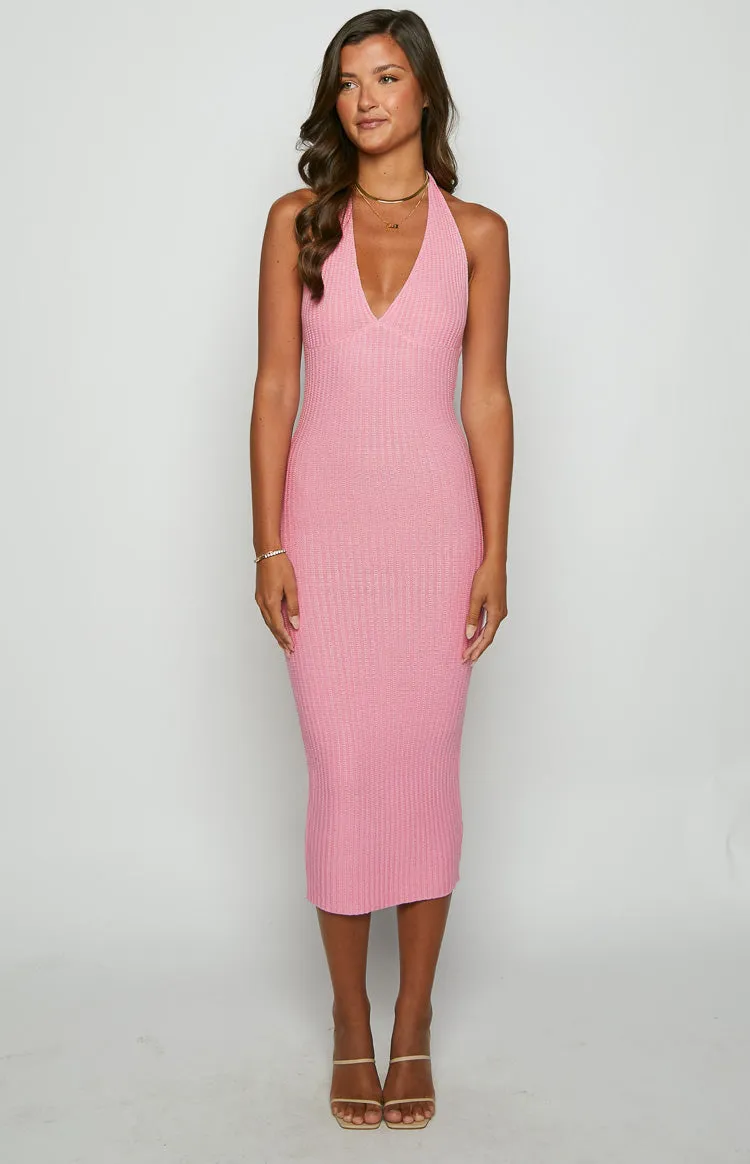 Remy Pink Midi Party Dress sold by Beginning Boutique product image thumbnail 5