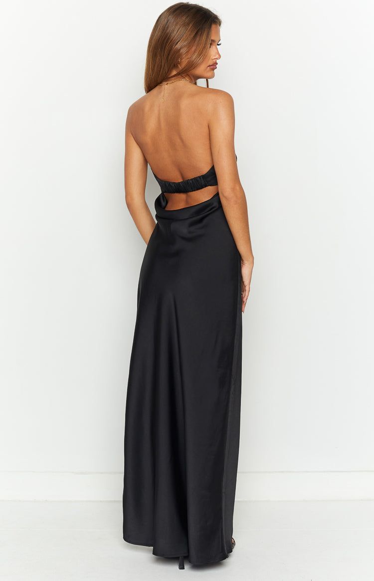 Maiah Black Maxi Dress sold by Beginning Boutique product image thumbnail 4