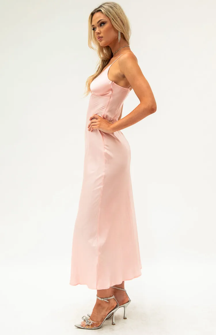 Lissandra Pink Formal Maxi Dress sold by Beginning Boutique product image thumbnail 4