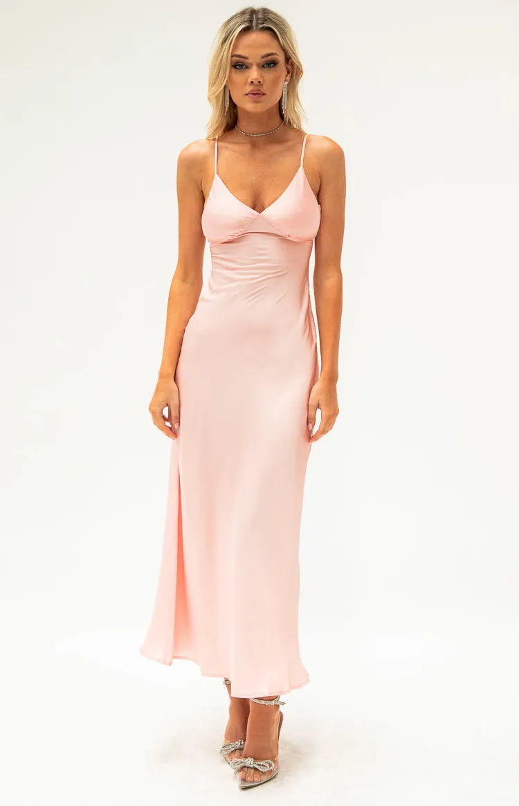 Lissandra Pink Formal Maxi Dress sold by Beginning Boutique product image thumbnail 3