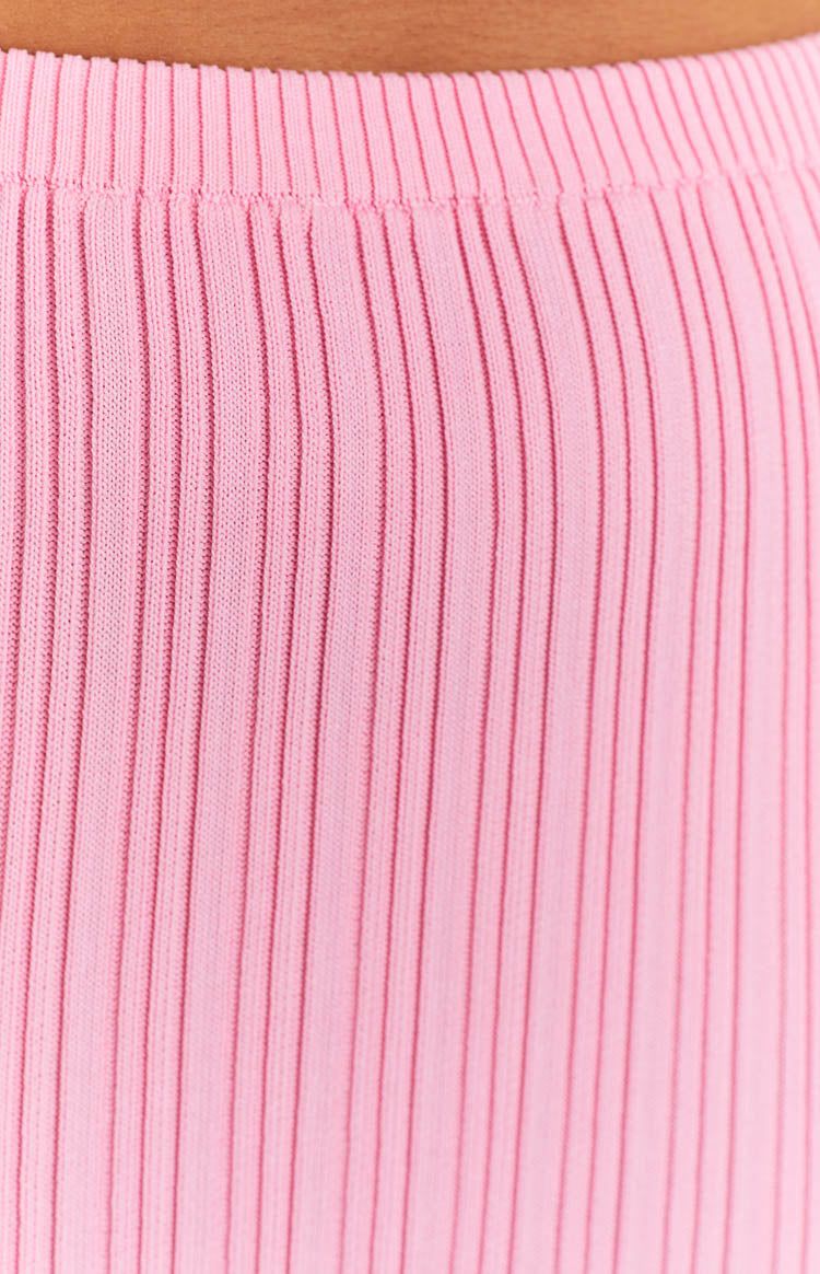 Summertime Pink Knit Maxi Skirt sold by Beginning Boutique product image thumbnail 6