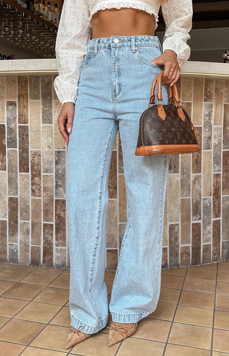 Abrand A Light Wash '94 High & Wide Walk Away Jeans sold by Beginning Boutique