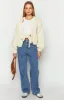 Holiday Cream Tie Up Knit Cardigan sold by Beginning Boutique