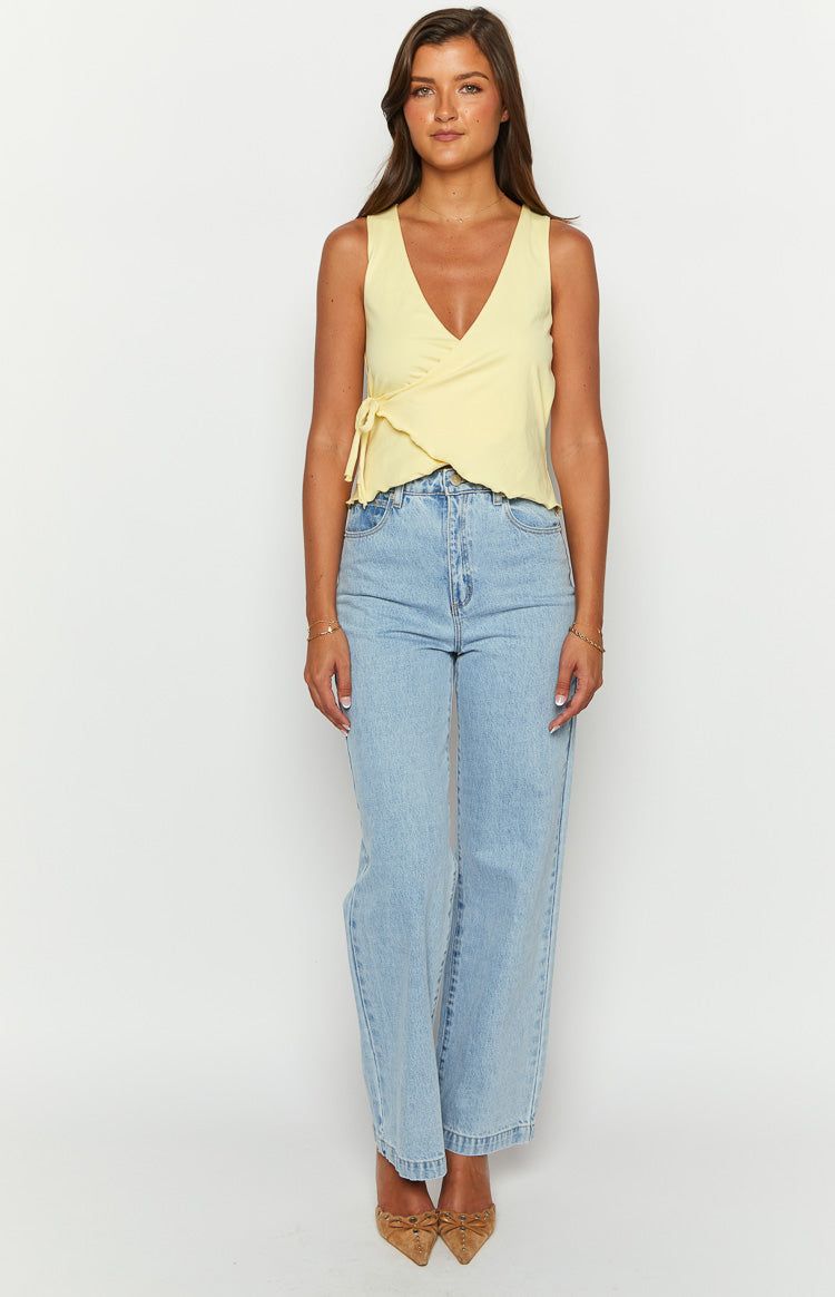 Abrand A Light Wash '94 High & Wide Walk Away Jeans sold by Beginning Boutique product image thumbnail 4