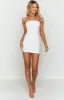 Carminia White Mini Dress sold by Beginning Boutique