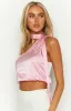 Saturn Pink Crop Top sold by Beginning Boutique