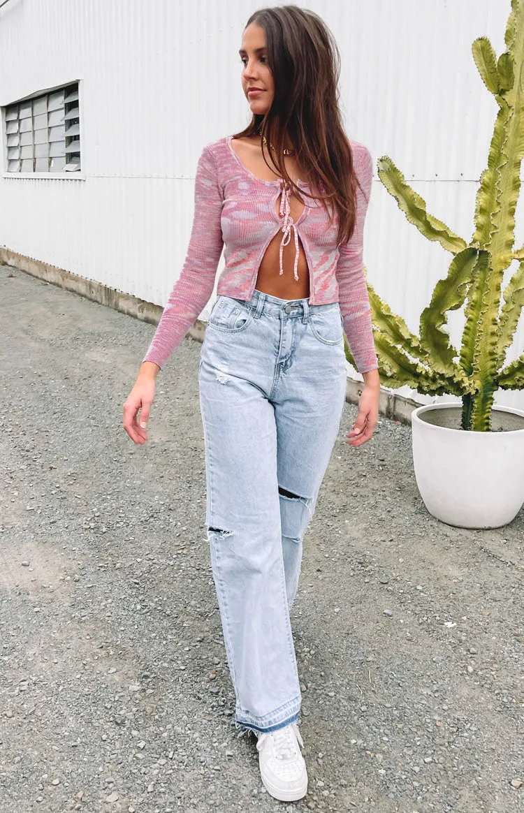 All The Feels Tie Top Pink sold by Beginning Boutique product image thumbnail 2