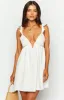 Tammie White Mini Dress sold by Beginning Boutique