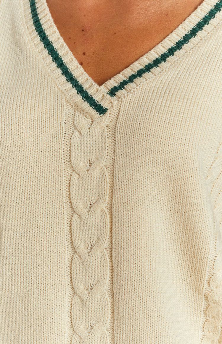 Straight A Knitted Vest Cream sold by Beginning Boutique product image thumbnail 9