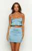 Emella Blue Crop Top sold by Beginning Boutique