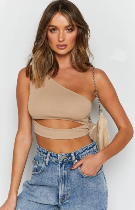Mambo Crop Nude sold by Beginning Boutique