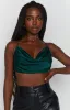 Lioness Born To Be Wild Crop Top Forest Green sold by Beginning Boutique
