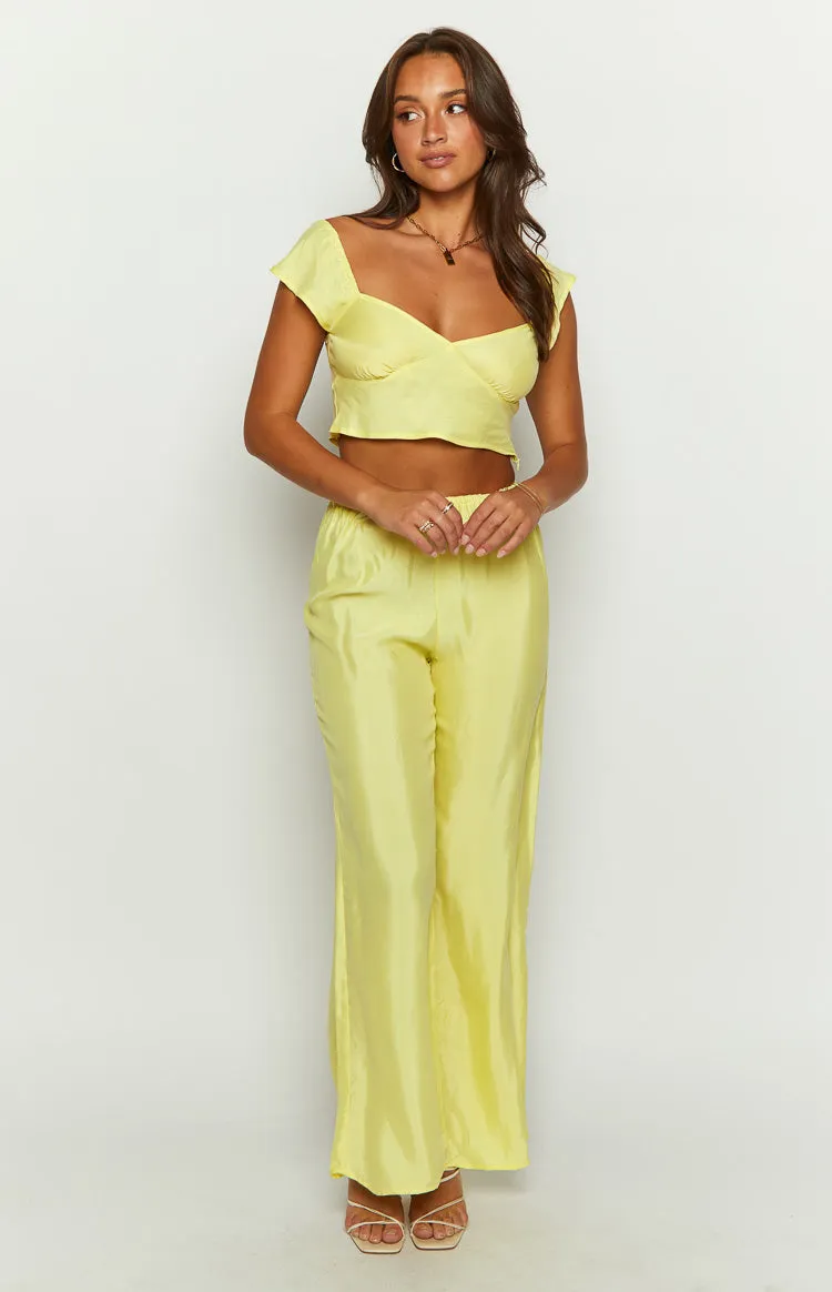 Bridget Yellow Pants sold by Beginning Boutique product image thumbnail 3