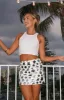 Zane Silver Star Mini Skirt sold by Beginning Boutique