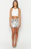 Zane Silver Star Mini Skirt sold by Beginning Boutique