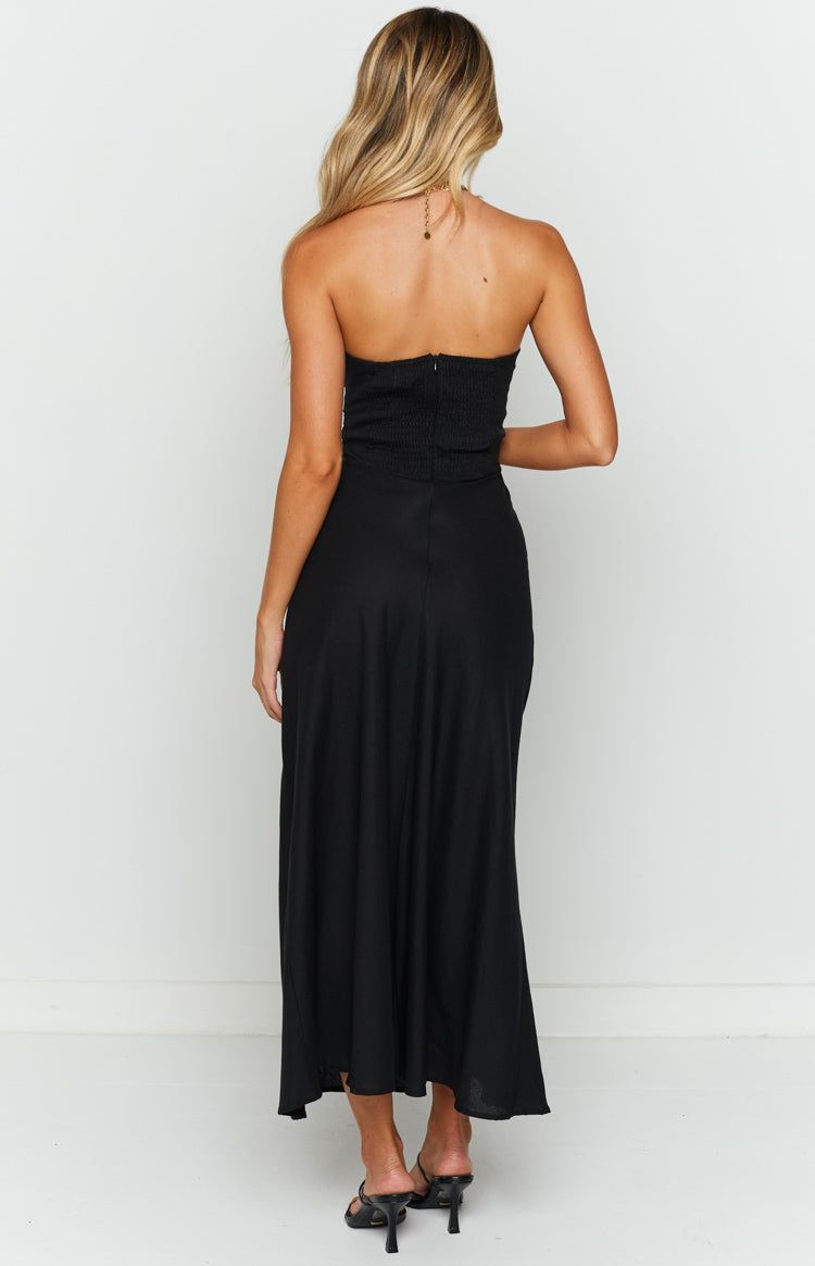 Lucielle Black Midi Dress sold by Beginning Boutique product image thumbnail 5