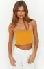 Serendipity Yellow Strapless Corset Top sold by Beginning Boutique