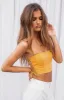 Serendipity Yellow Strapless Corset Top sold by Beginning Boutique