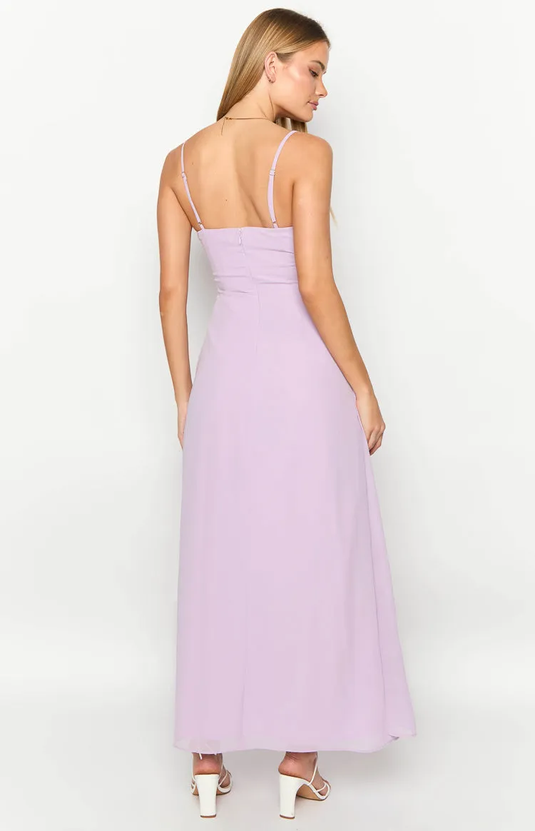 Flossie Lilac Maxi Sleeveless Dress sold by Beginning Boutique product image thumbnail 5