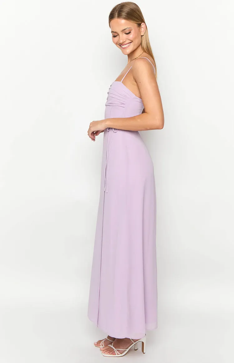 Flossie Lilac Maxi Sleeveless Dress sold by Beginning Boutique product image thumbnail 4