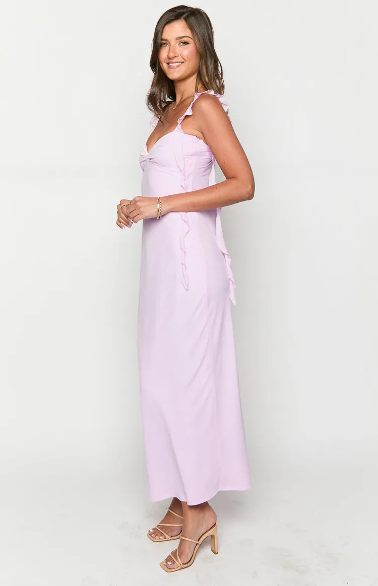 Janice Pink Maxi Dress sold by Beginning Boutique product image thumbnail 4