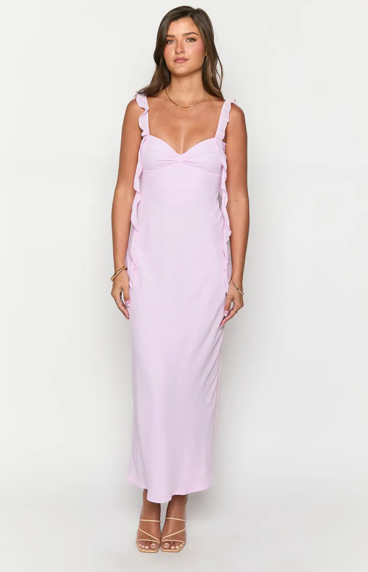 Janice Pink Maxi Dress sold by Beginning Boutique product image thumbnail 2