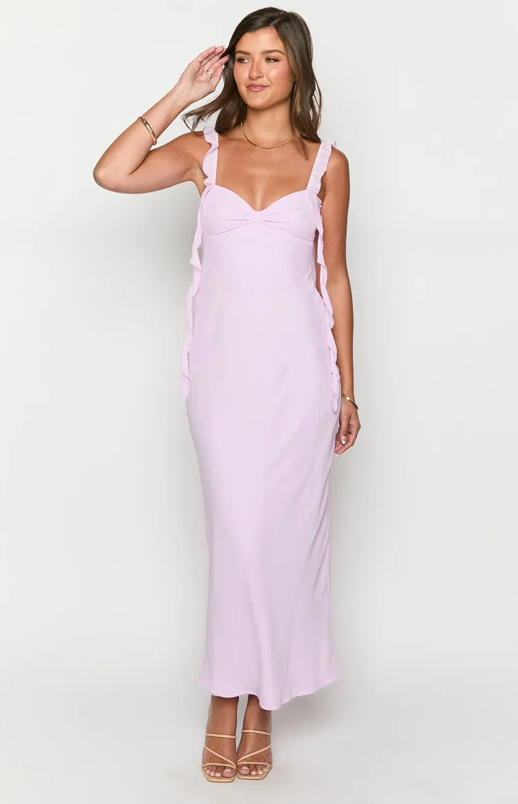 Janice Pink Maxi Dress sold by Beginning Boutique product image thumbnail 3