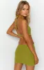 Danika Green Mini Dress sold by Beginning Boutique
