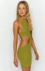 Danika Green Mini Dress sold by Beginning Boutique