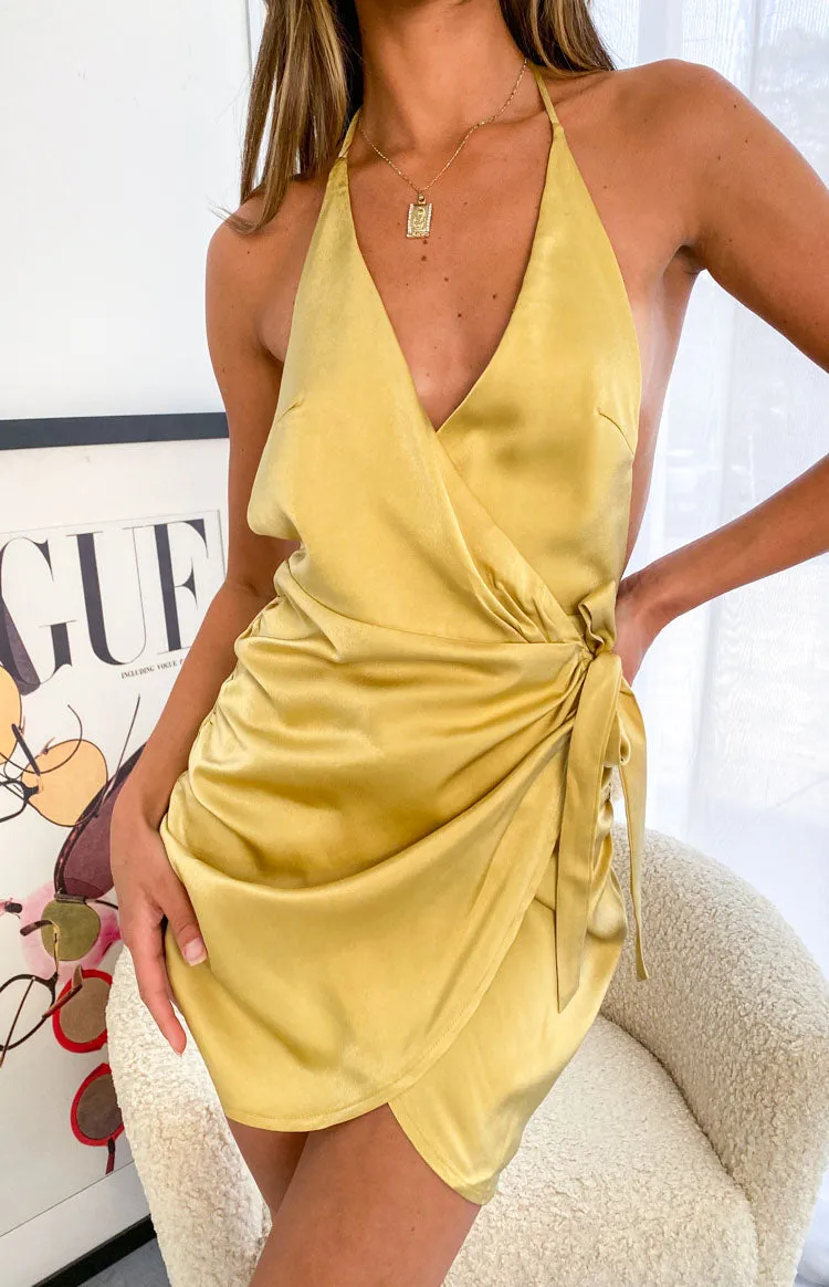 Douglas Gold Mini Dress sold by Beginning Boutique product image thumbnail 3