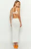 Kasey White Knit Maxi Skirt sold by Beginning Boutique