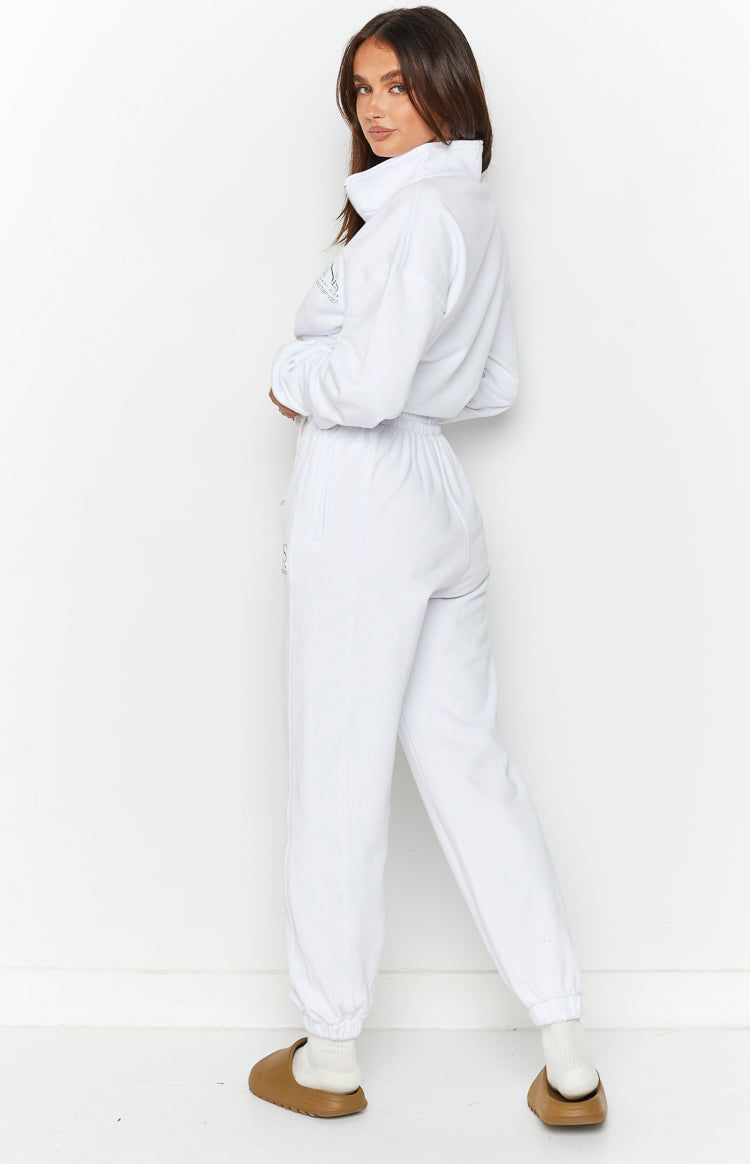 SNDYS Sevens White Sweat Pants sold by Beginning Boutique product image thumbnail 5