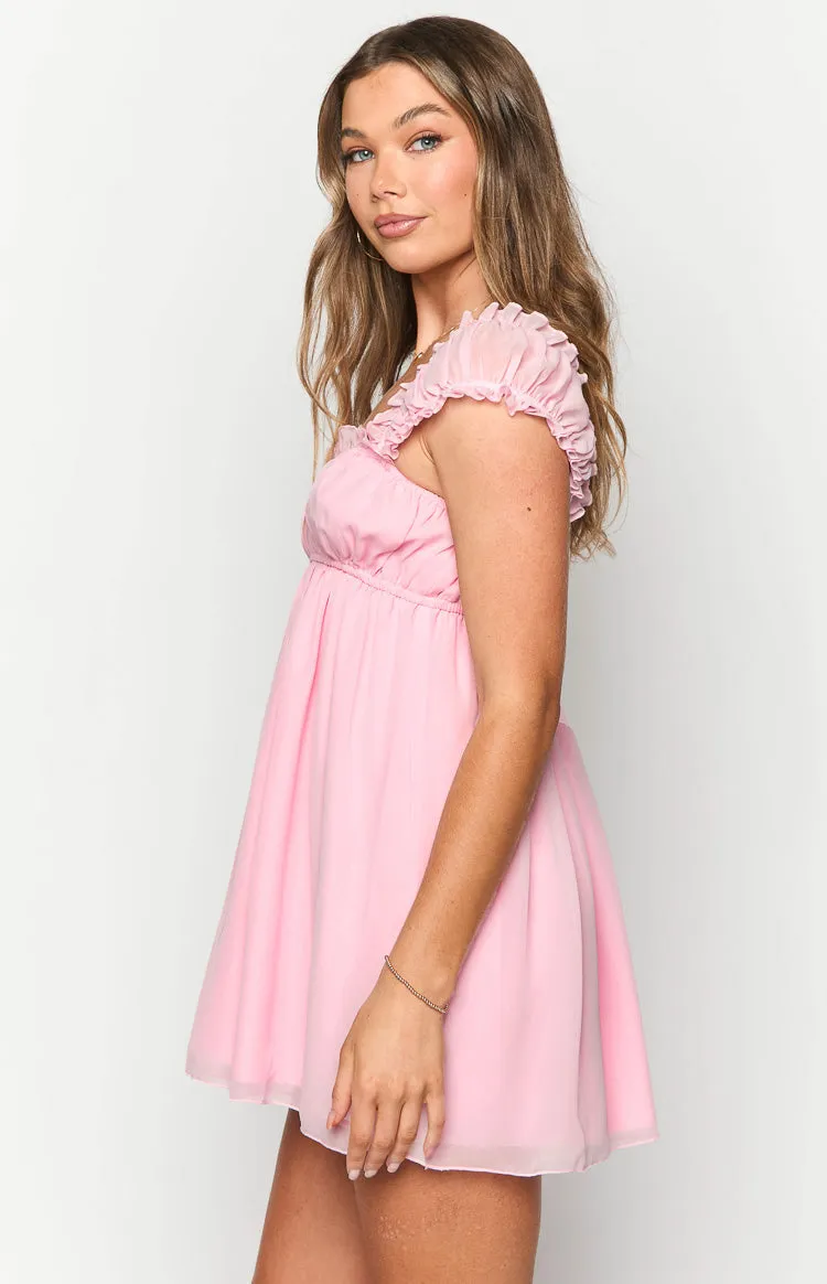 Dasies Pink Mini dress sold by Beginning Boutique product image thumbnail 4