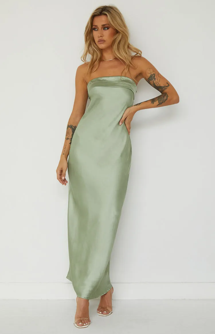 Maiah Khaki Maxi Dress sold by Beginning Boutique product image thumbnail 2