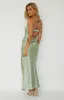 Maiah Khaki Maxi Dress sold by Beginning Boutique