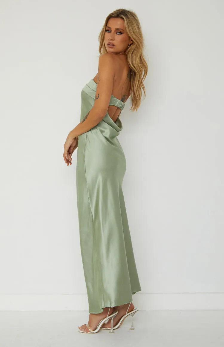 Maiah Khaki Maxi Dress sold by Beginning Boutique product image thumbnail 3