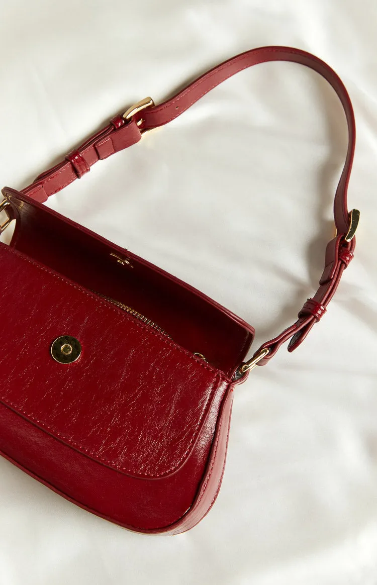Peta & Jain Nikki Cherry Crinkle Shoulder Bag sold by Beginning Boutique product image thumbnail 5