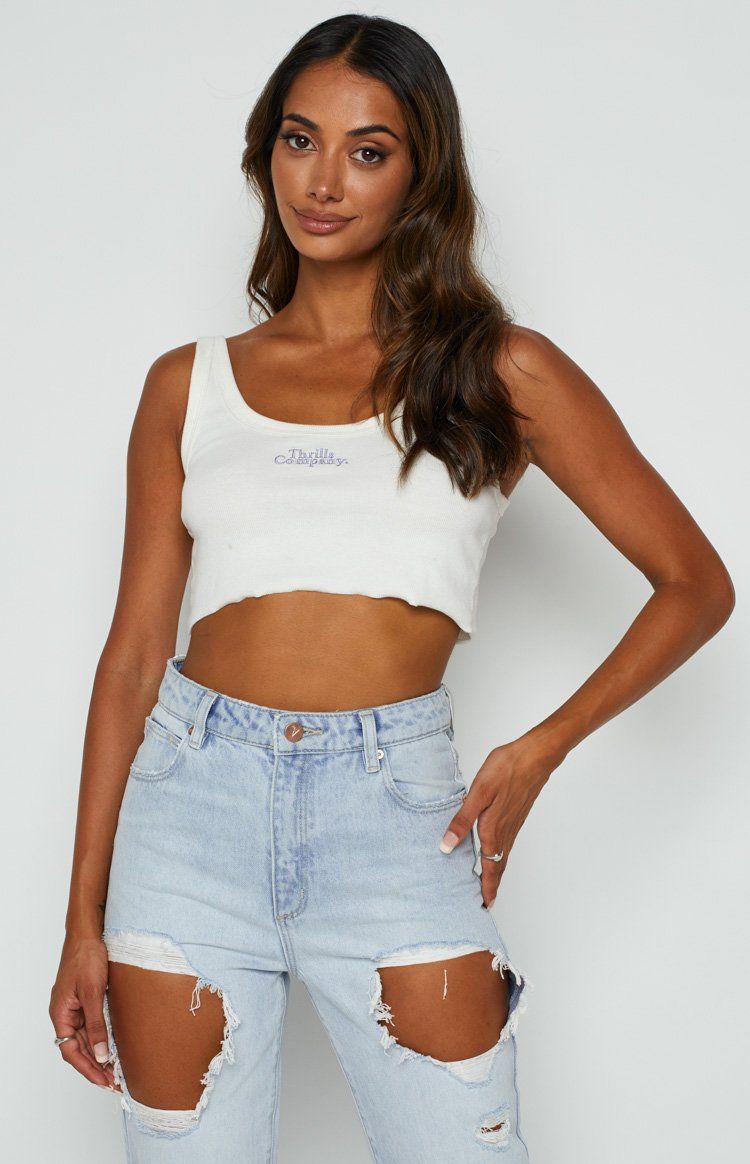 Thrills Contrasting Stack Crop Retro Tank Tofu sold by Beginning Boutique product image thumbnail 3