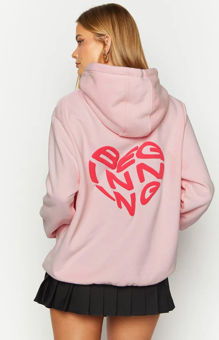 Beginning Pink Lovey Bubble Hoodie sold by Beginning Boutique product image thumbnail 5