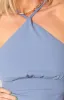 Sammy Halter Dress Blue sold by Beginning Boutique