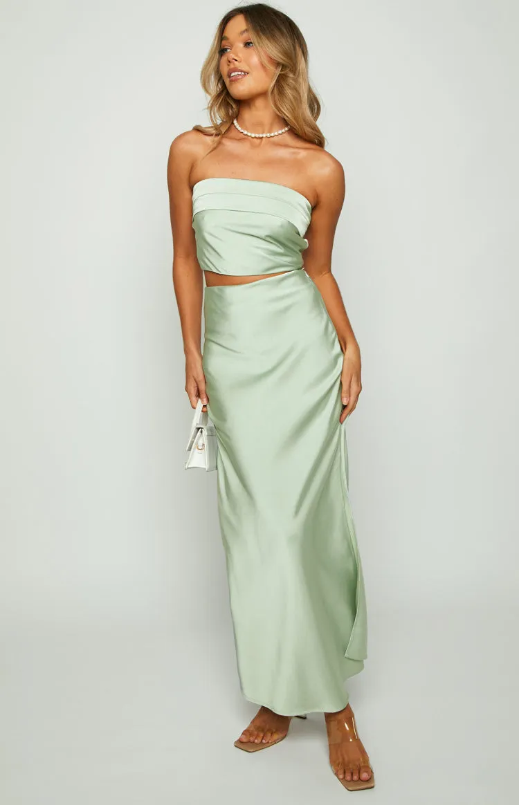 Genevieve Sage Maxi Skirt sold by Beginning Boutique product image thumbnail 2