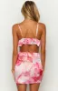 Jessie Pink Satin Crop Top sold by Beginning Boutique